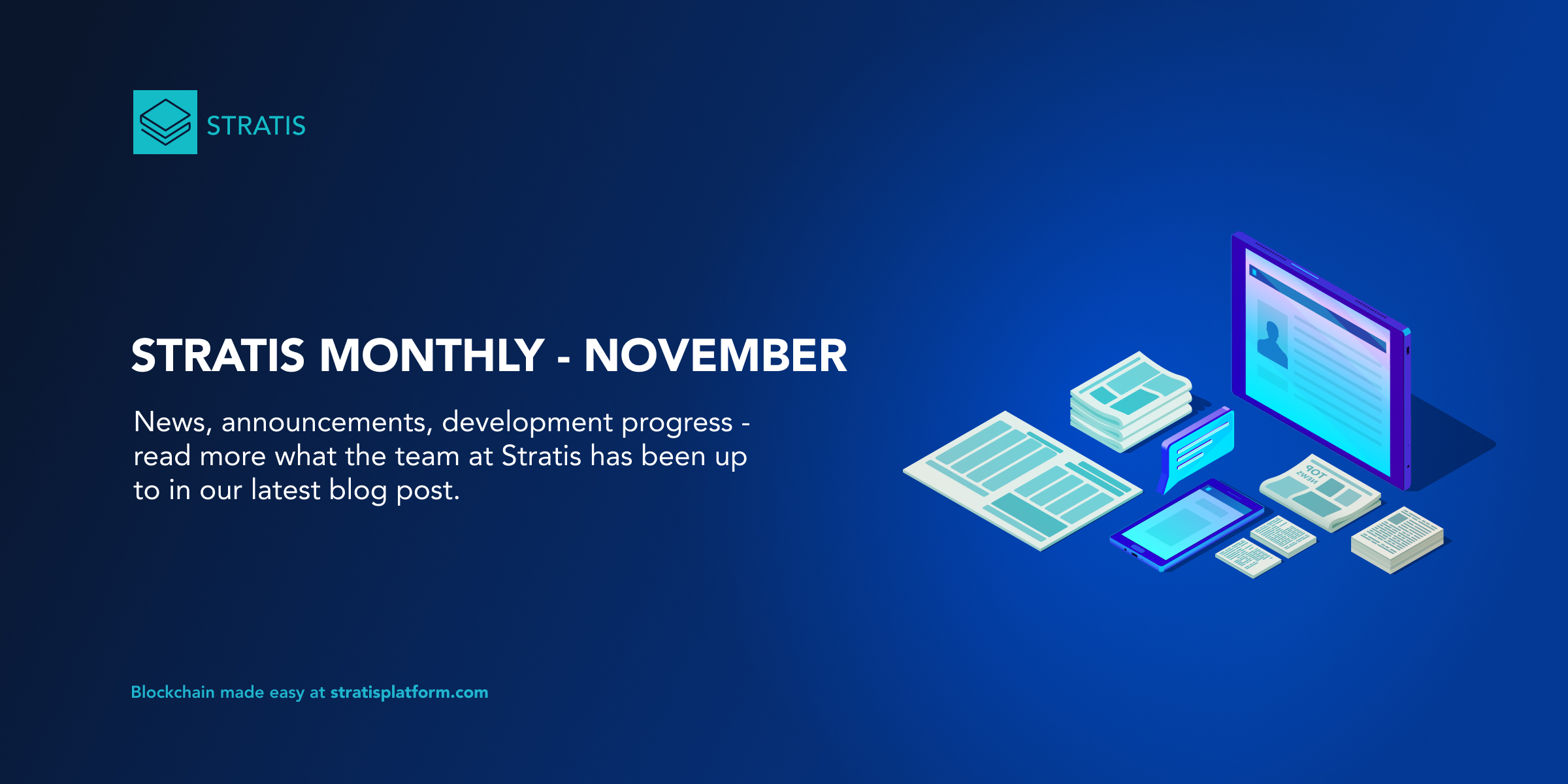 Stratis Monthly – November