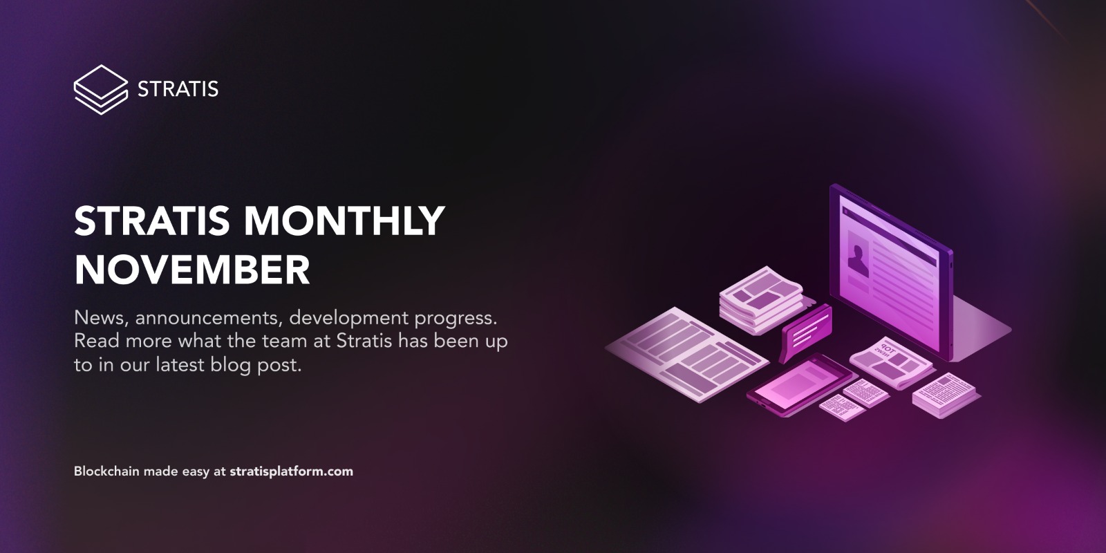 Stratis Monthly – November